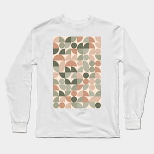 Nature - Geometric Pattern - Shapes #1 Long Sleeve T-Shirt